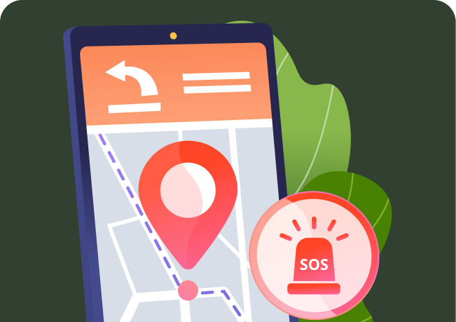 SOS with Live Tracking